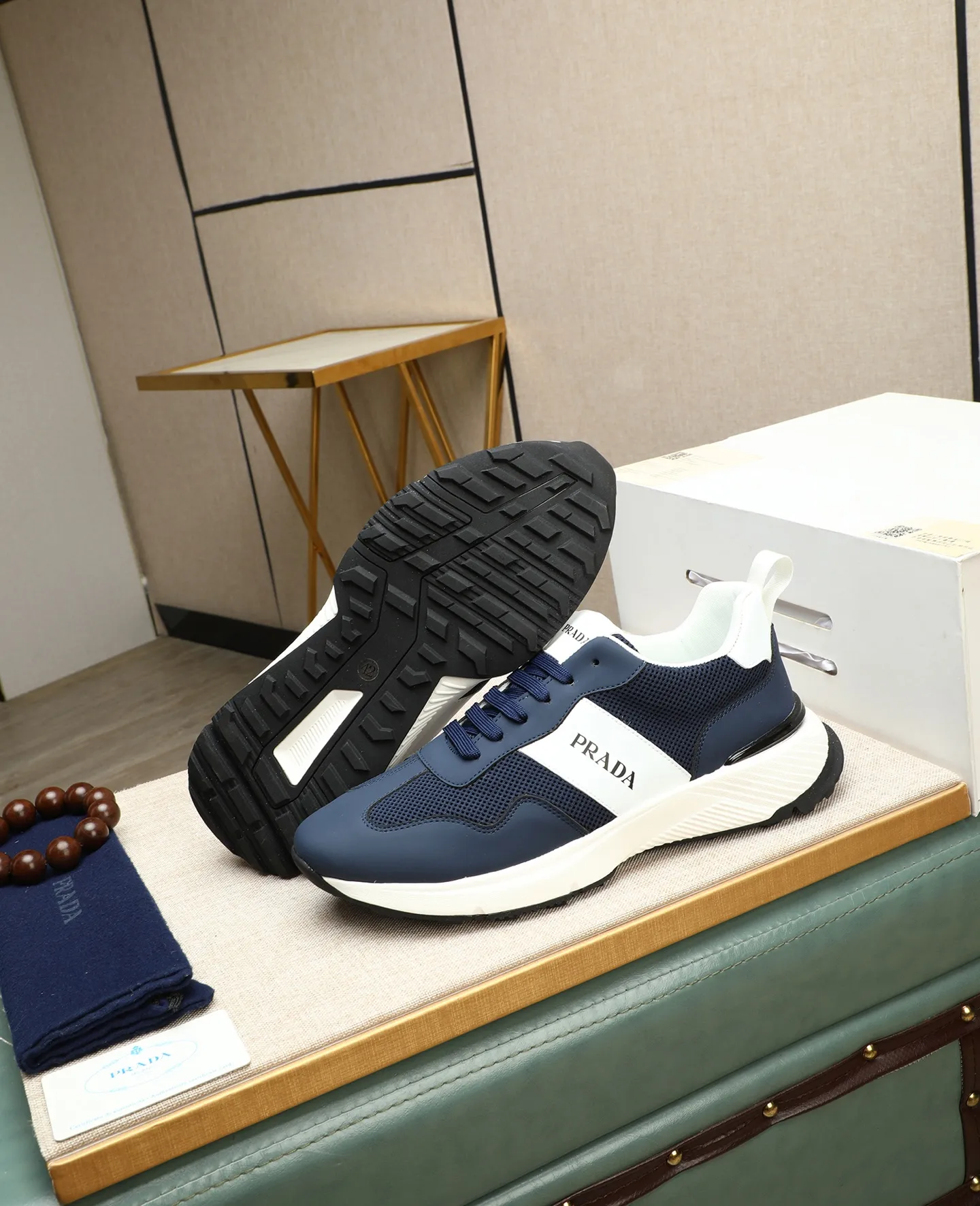 Men's men's shoes💰460🌹🌹[PRADA—Prada] new model🙈original replica! 👟👟👟The uppers are made of top-notch workmanship from Italy🇮🇹Imported calfskin❗️Genuine leather lining@Suitable for travel, the original version has an enlarged engraved sole, making it suitable for all kinds of travel, showing low-key luxury. Let quality speak for itself. Color: Size: 38-44